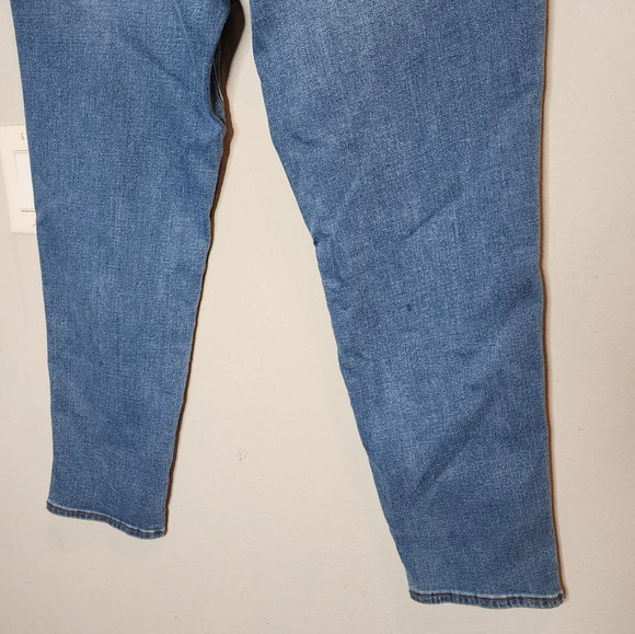 Madewell Mid-Rise Stovepipe Jeans stretch denim women's size 32 or 14. - Picture 13 of 16